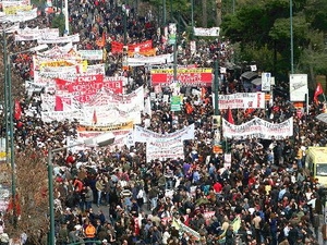 Grèce manifestations et grève général contre l’austérité